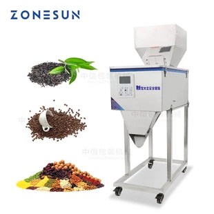 五谷颗粒灌装 机 ZONESUN 分装 包装 颗粒粉末家用20g 3kg小型灌装