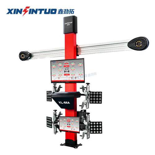 劲拓四3D汽车四轮定ZQV位地藏大剪仪四柱举升机轮胎店修店轮定汽