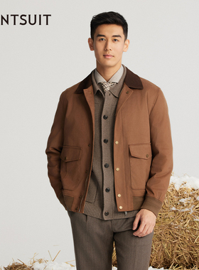 【麂皮美拉德】WANTSUIT巴恩风茄克衫卡哈特外套行政夹克通勤工装