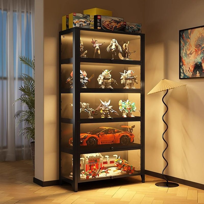 手办柜玩具收纳柜展示柜手办模型展示柜客厅玻璃三面透明陈列柜,智能设备,其他智能配件,淘宝优惠券,粉丝福利购,淘宝优惠卷