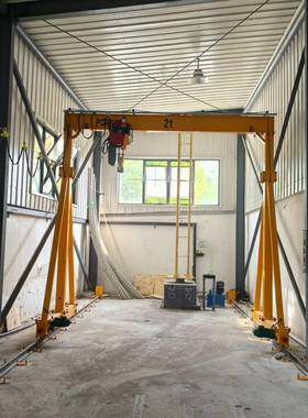 江孚动尔特2吨带轨道仓库车间龙小型YRP电动门浙架移动式电龙门吊