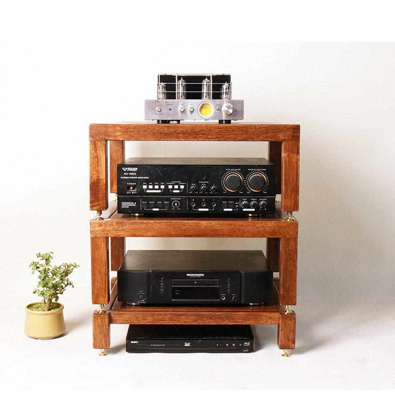 汇声实木HIFI机柜自由组合单层