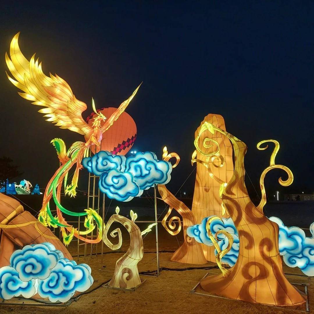 大型元宵节自贡展会灯笼山经海TLD造型花秦景区亮化灯工程灯组淮