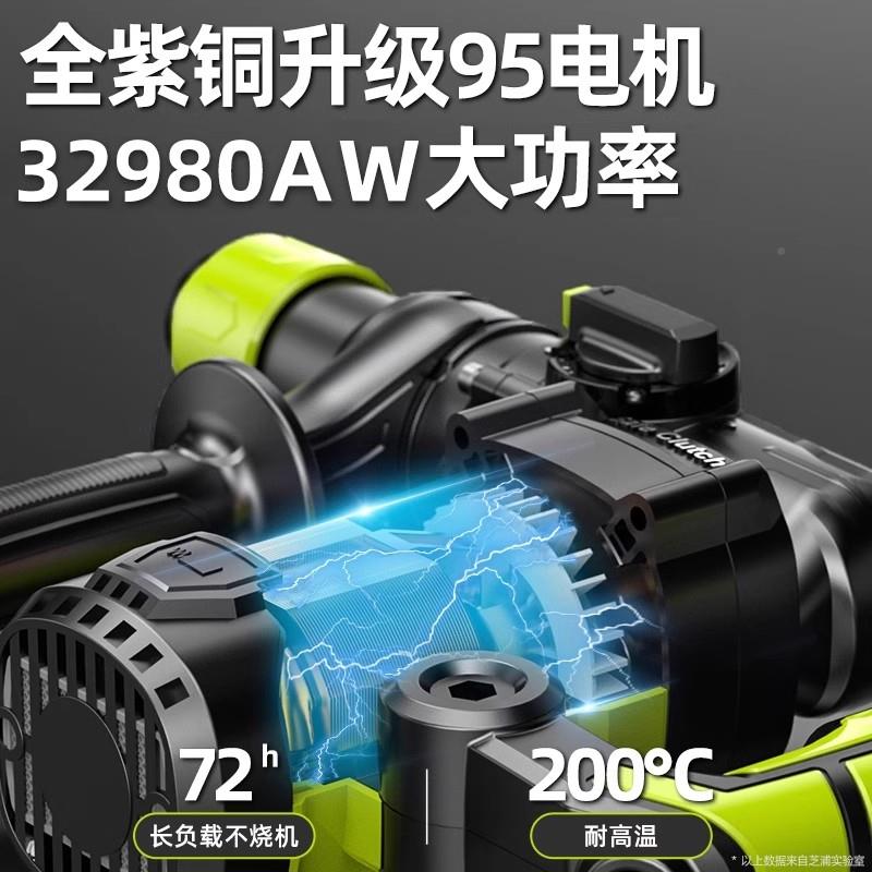德国芝浦电大锤冲击钻家用电凝锺电EBO镐功率两电用捶电稿打混土