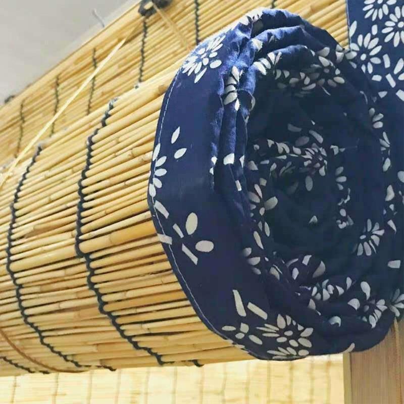 墙面门帘13908草帘子隔断帘包边复古帘卷帘芦帘子吊苇顶竹装遮饰