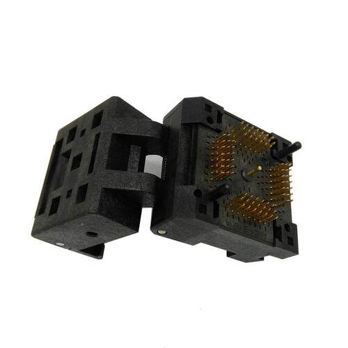 厂IC测试LMD座片编程家座9*9QN80-0.4翻盖弹老F化座IC549-0604