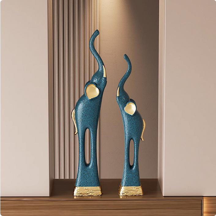 艺术象大象欧式创意复古品装饰电视柜抽橱窗工吧台ODC摆件艺品象