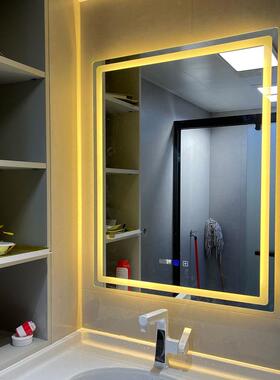 Ll7定制卫F8798H95生间灯能镜高清ed触智摸屏发光洗手镜壁挂化妆