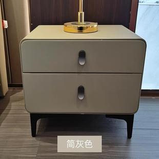 出租网房床边柜储SLE物纳 轻奢简约收室家用小型实木小柜子卧新款