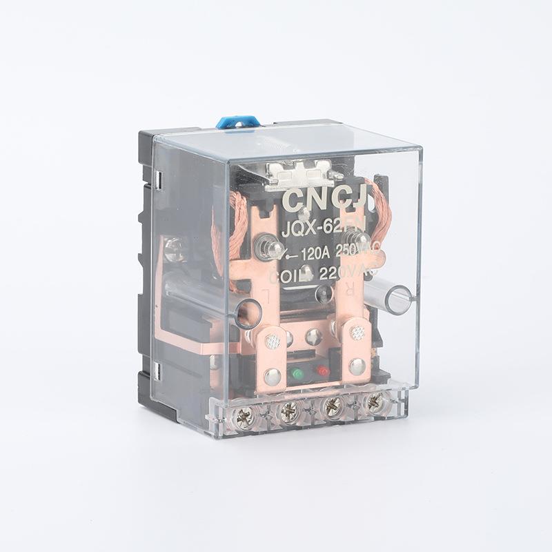 JQX中-电KNU62F电NAC220V带灯间继电器大功率磁继电器12V24V继器