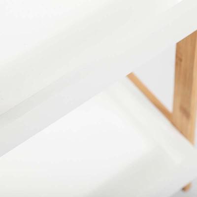 客厅形杂厨物玩具多层整理架WAH倾斜竹制置梯物架房调料配料储物