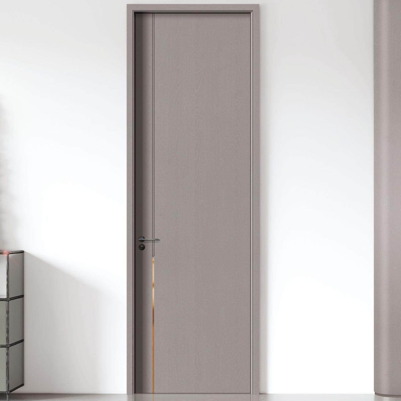 实木门卧室门房间门漆木免复合隔音无漆简BRA约室质内门套木装门