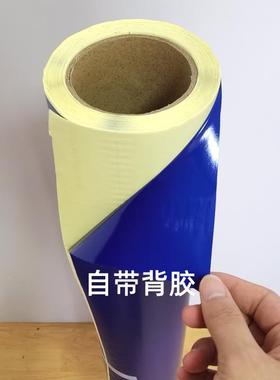 蓝色vc鱼缸背景自粘即贴哑光MZS黑色玻璃时造鱼缸贴海p鲜池景