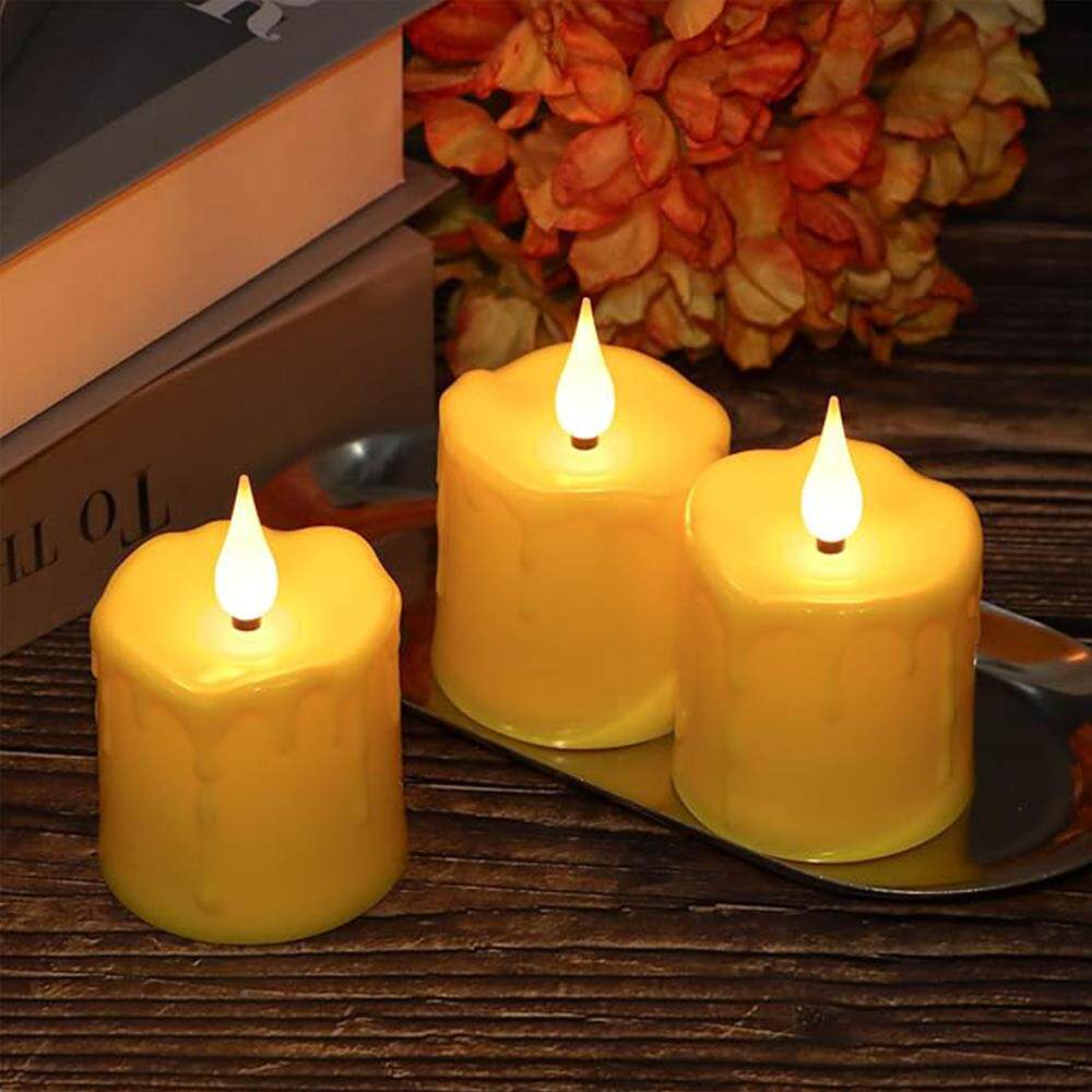 厂家仿现货真泪烛led电子蜡蜡烛流灯家无品牌/居氛围装饰防水充电