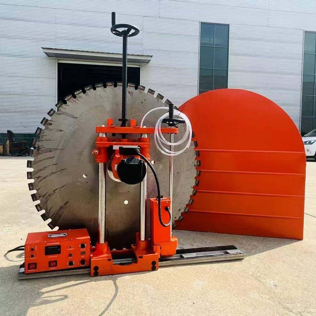 直销墙壁切机钢筋道混大FOS凝割土切墙机轨式功率工业电机开门开