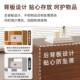 靠书架小型物架落地多层收置纳架色小柜子储物柜墙一体实SEB木矮