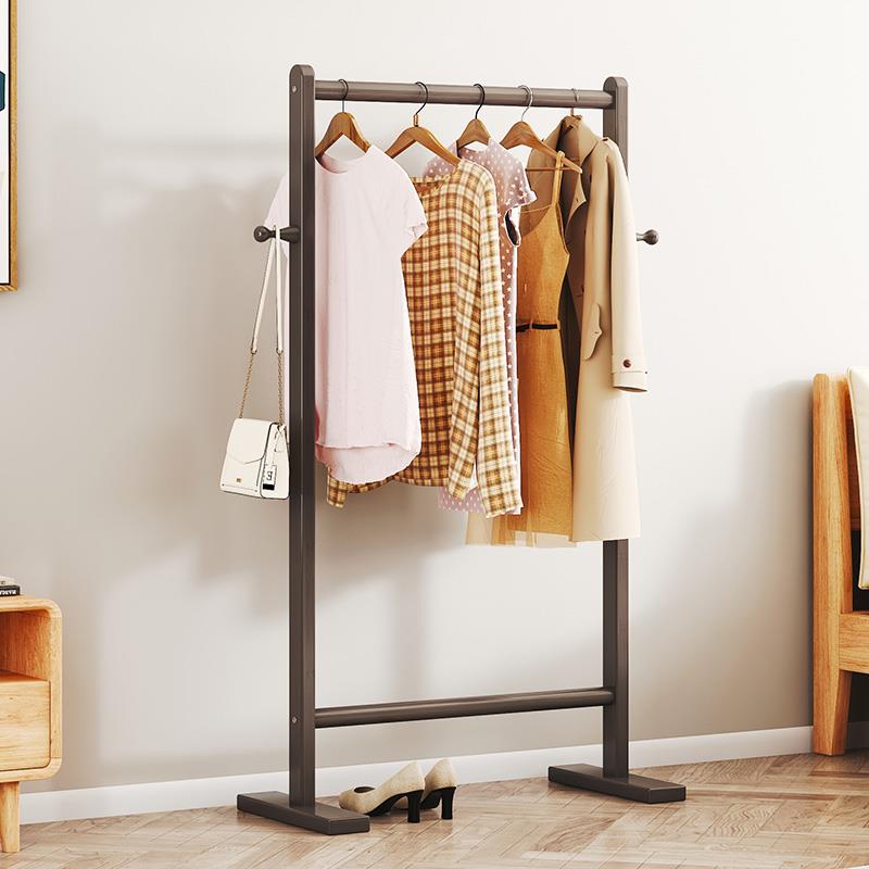 衣F77TMHT9帽架落地纳卧室简易木实架子经济隔夜衣收挂衣架宿舍出