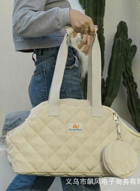 新品秋宠物外出包冬狗狗外带JRZ便小携拎包户外打针提防风猫手包