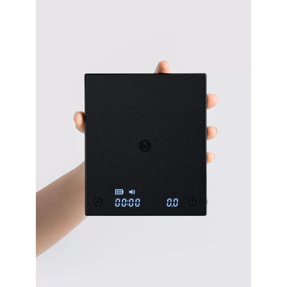 新泰莫黑镜基本2咖啡数字秤意大利手冲咖啡秤家庭咖啡豆称重计时