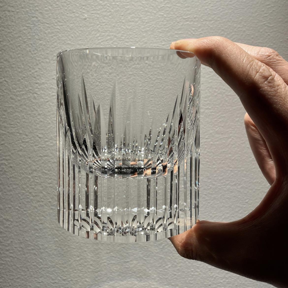 【冰与火之歌】手工切子杯 K9水晶威士忌杯 高级感水晶杯 礼盒装