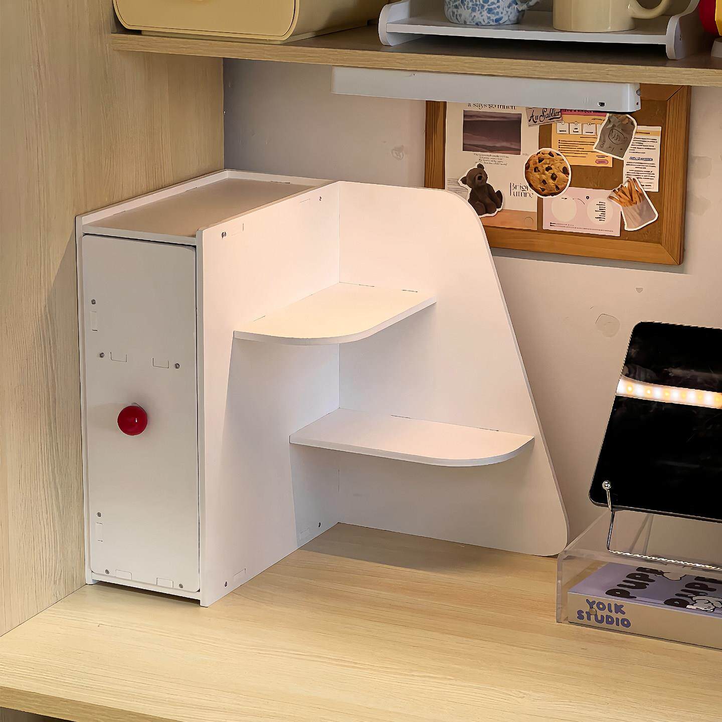 桌面置物架转角多层收纳架办公桌多功能书桌收纳书架桌上宿舍好物