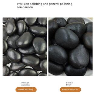 上海黑色鹅卵石铺面石黑石子雨花石原石鱼缸花盆鹅软石装饰盆栽园