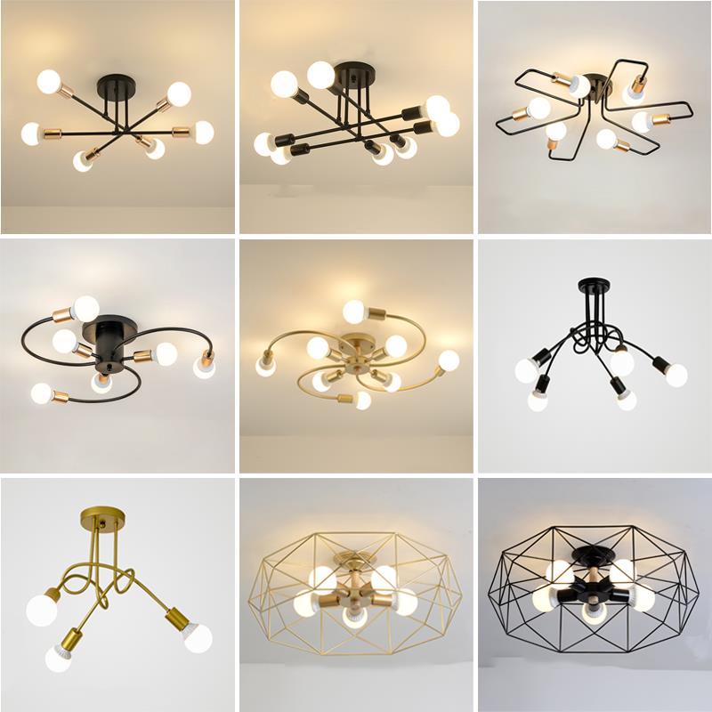 客厅卧室灯具现代简约北欧ins创意浪漫灯具网红少女房间LED吸顶灯