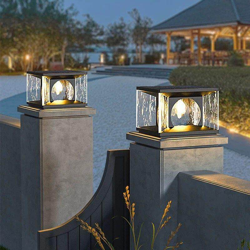 新款太阳能柱头灯大门两侧柱子灯别墅院子围墙庭院户外防水柱头灯,家装灯饰光源,景观庭院灯饰,淘宝优惠券,粉丝福利购,淘宝优惠卷