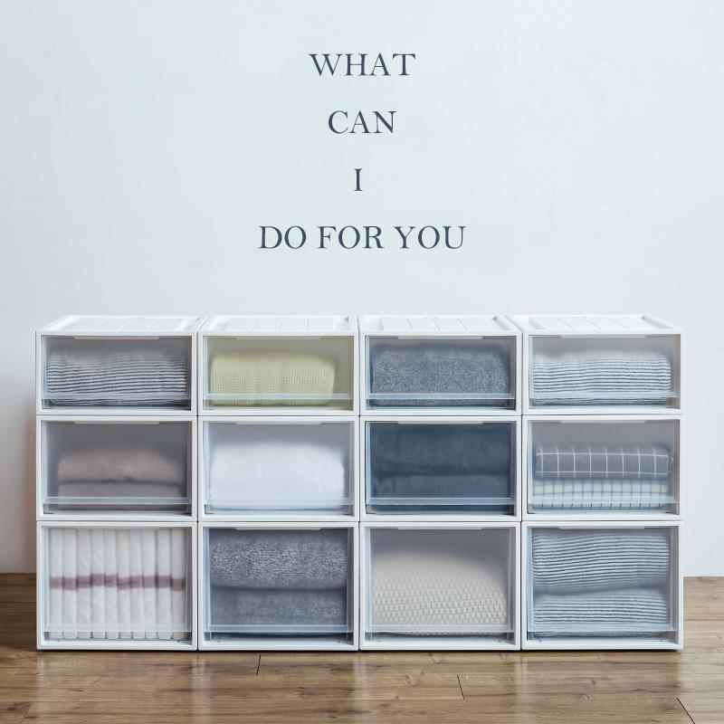 抽屉式收纳柜家用衣柜抽屉宝宝衣物储物柜塑料儿童组合式整理柜子