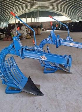 手扶拖拉机双面翻转栅条犁条形犁双面犁翻转犁手扶犁耕地翻土开沟