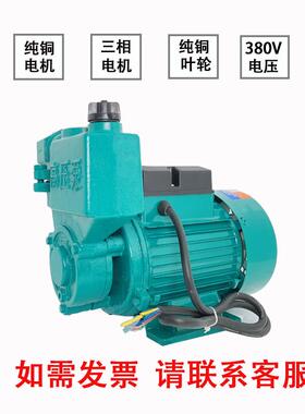 自吸泵380V三相电220V125W370W旋涡自吸泵1100W高压工农业抽水机