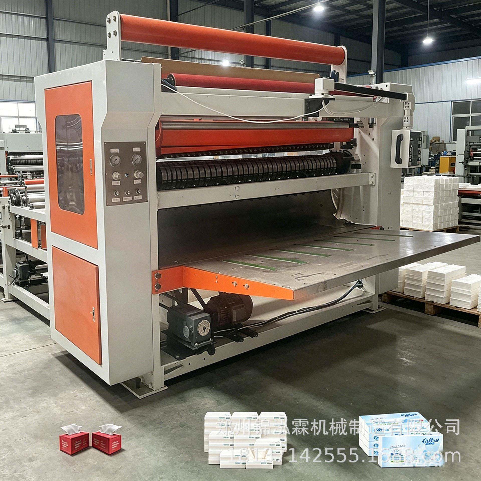 小型抽纸生产线 盒装纸巾制作机器 纸盒餐巾纸抽纸设备
