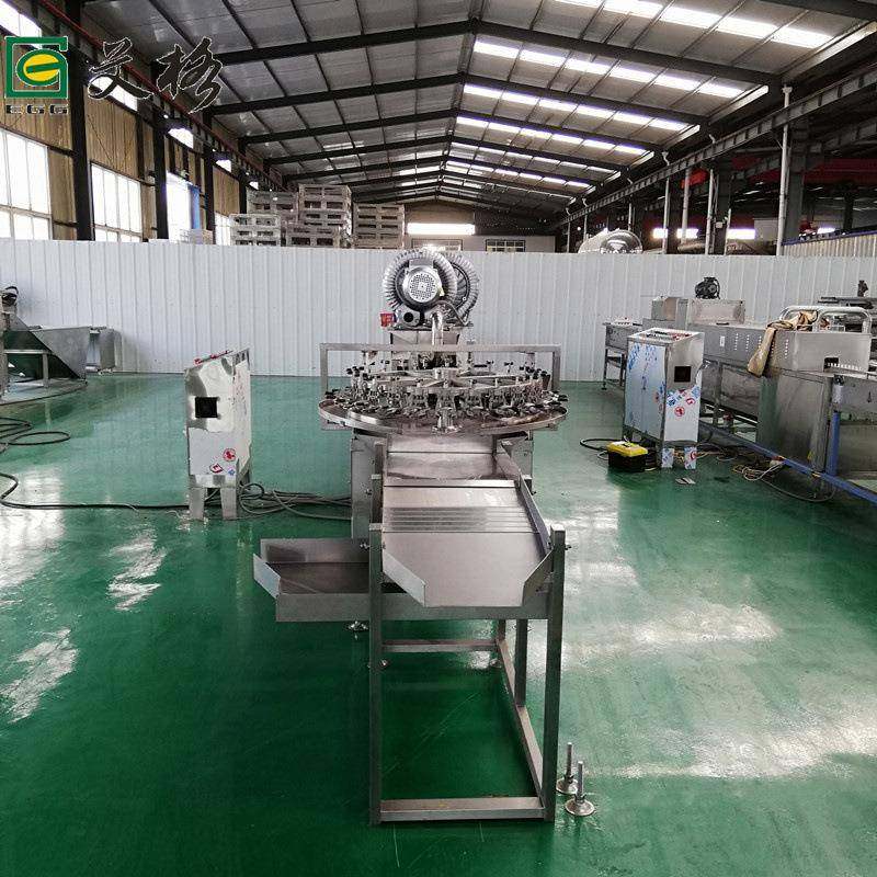 多头磕蛋机 鸡蛋清洗吹水打蛋蛋液分离蛋液过滤加工线 打蛋机