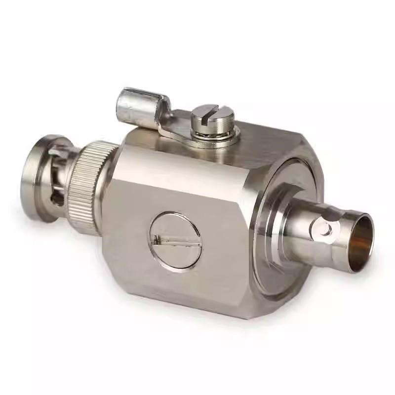 2500MHZ天馈防雷器转接头BNC转换器Q9公母头阀门式转换工厂