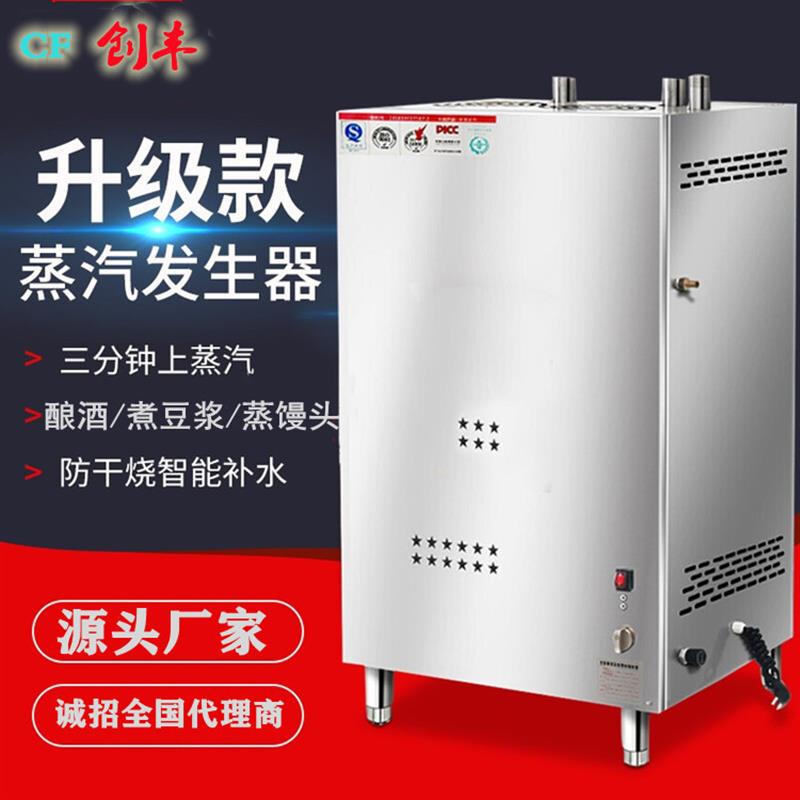 现货供应燃气蒸汽发生器  商用蒸馒头蒸汽机  酿酒  煮豆浆蒸汽机