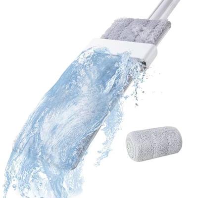 妙街巧经手洗平拖把简单34cm清洁懒拖把干湿两用家用拖把