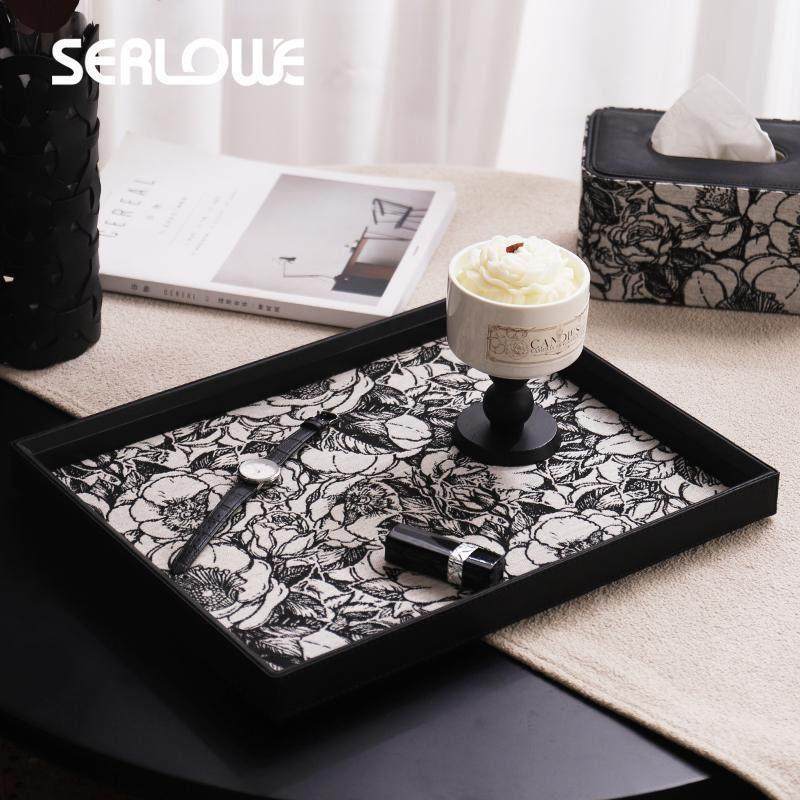 法式复古提花布艺托盘客厅茶几高级感香薰香水杂物置物收纳盘摆件,家居饰品,香薰托盘,淘宝优惠券,粉丝福利购,淘宝优惠卷