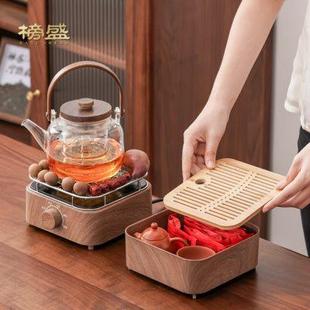 家用室内电陶炉煮茶壶小型电热煮茶炉全套 榜盛围炉煮茶器2024新款