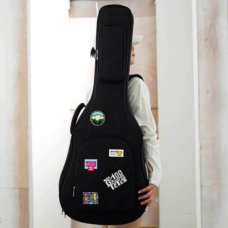 吉他包41寸通用民谣古典电吉他包加厚吉他琴包高颜值36寸原创个性
