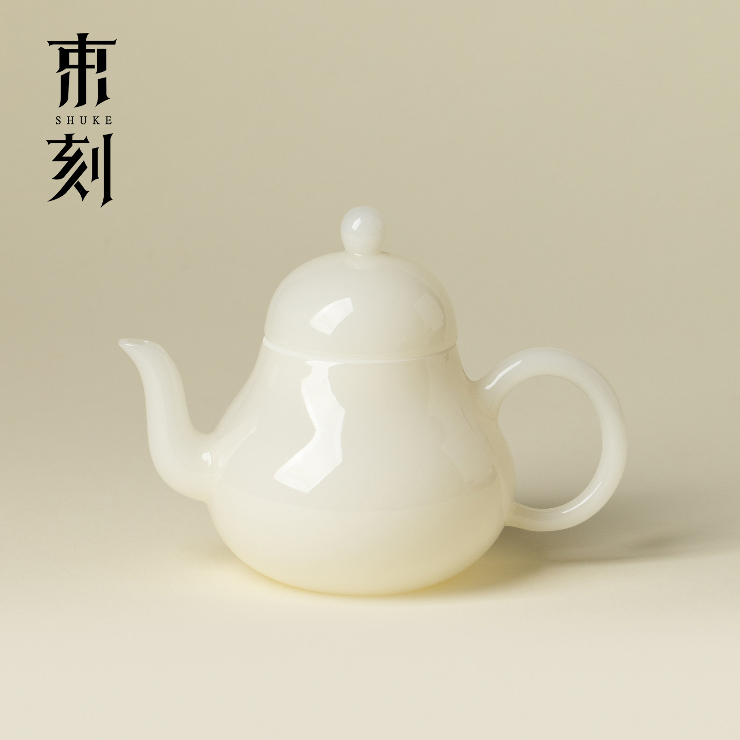 束刻手工薄胎冰种玉瓷茶壶高档中式泡茶壶功夫茶具过滤单壶手执壶