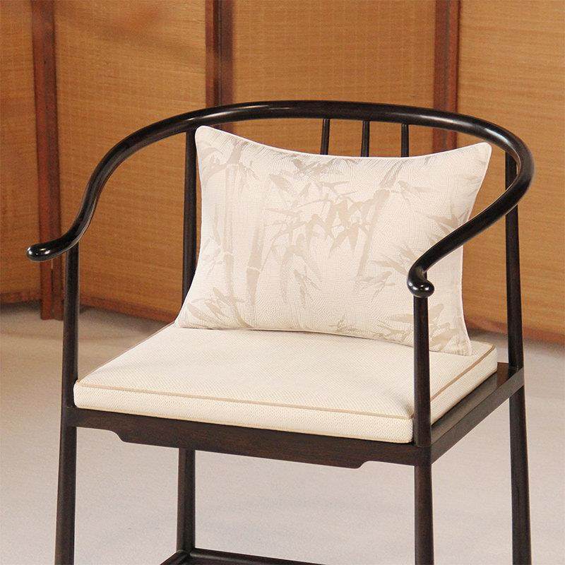 中式乳胶坐垫红木椅子沙发垫圈椅餐椅实木太师椅茶桌?椅垫定制