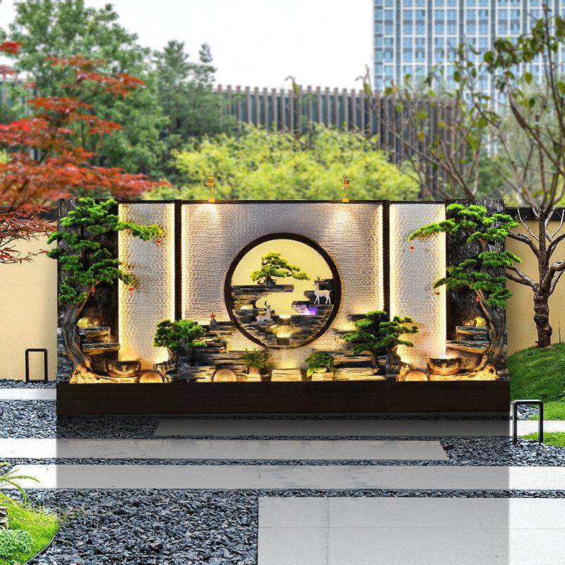 水幕墙别墅流水屏风公司大堂户外花园庭院鱼池喷泉假山造景观摆件,家居饰品,流水摆件,淘宝优惠券,粉丝福利购,淘宝优惠卷