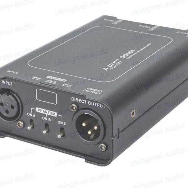 APC SQ104 1进4出音频信号分配器无源音频信号分配器电流声隔离器