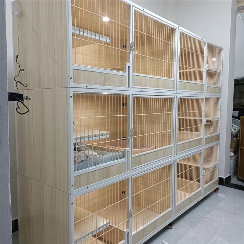 猫笼子家用繁殖笼实木猫笼超大自由空间家用室内两层三层木质猫柜