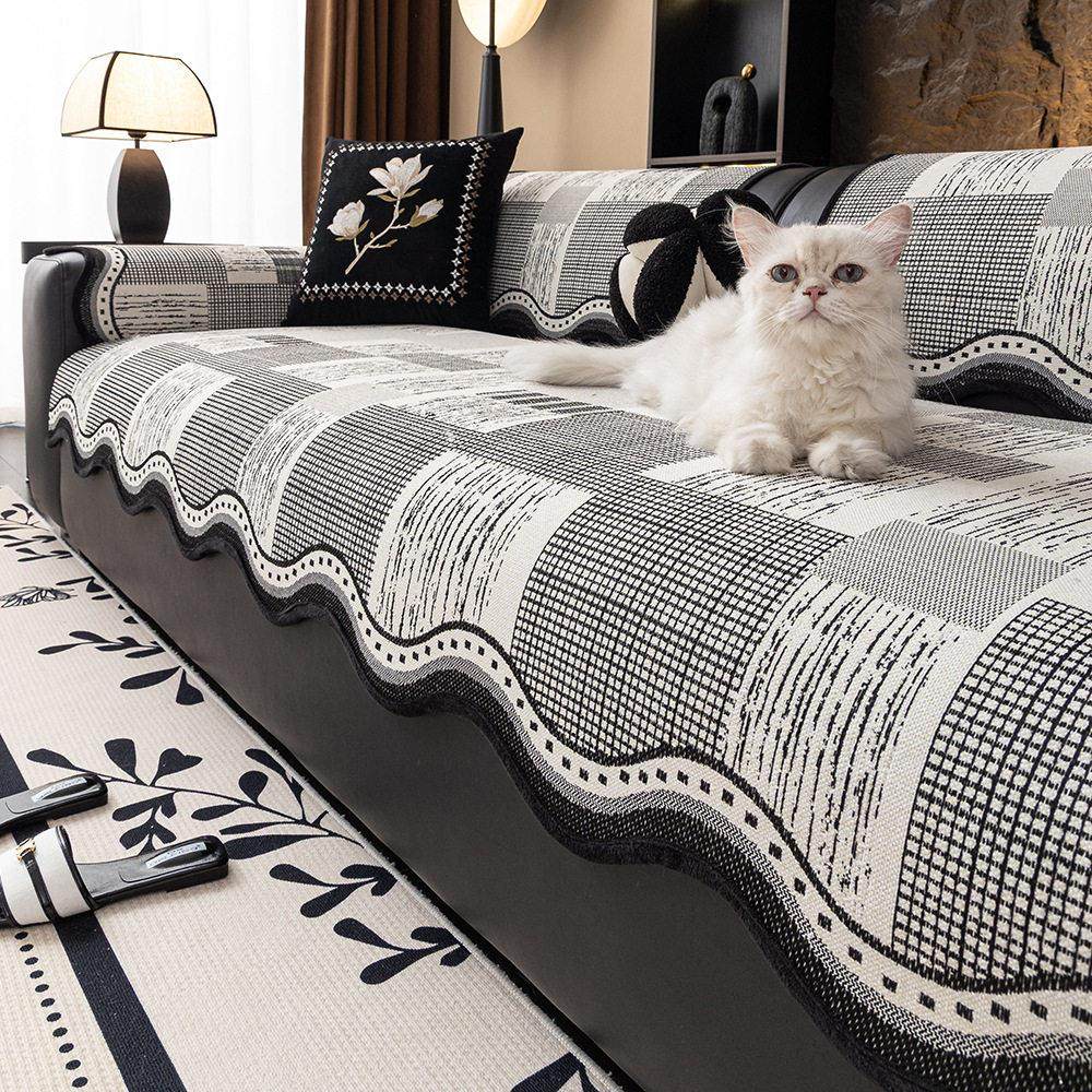 私人定制四季高级轻奢彷亚麻棉麻沙发垫异形直排防滑套罩盖背巾,居家布艺,沙发垫,淘宝优惠券,粉丝福利购,淘宝优惠卷