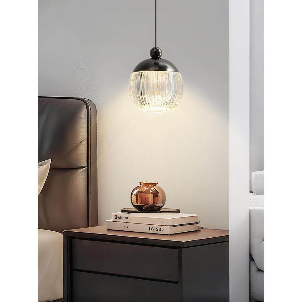 现代简约卧室床头吊灯轻奢高级感南瓜圆形氛围感玄关过道护眼吊灯,家装灯饰光源,床头/玄关/吧台/过道吊灯,淘宝优惠券,粉丝福利购,淘宝优惠卷