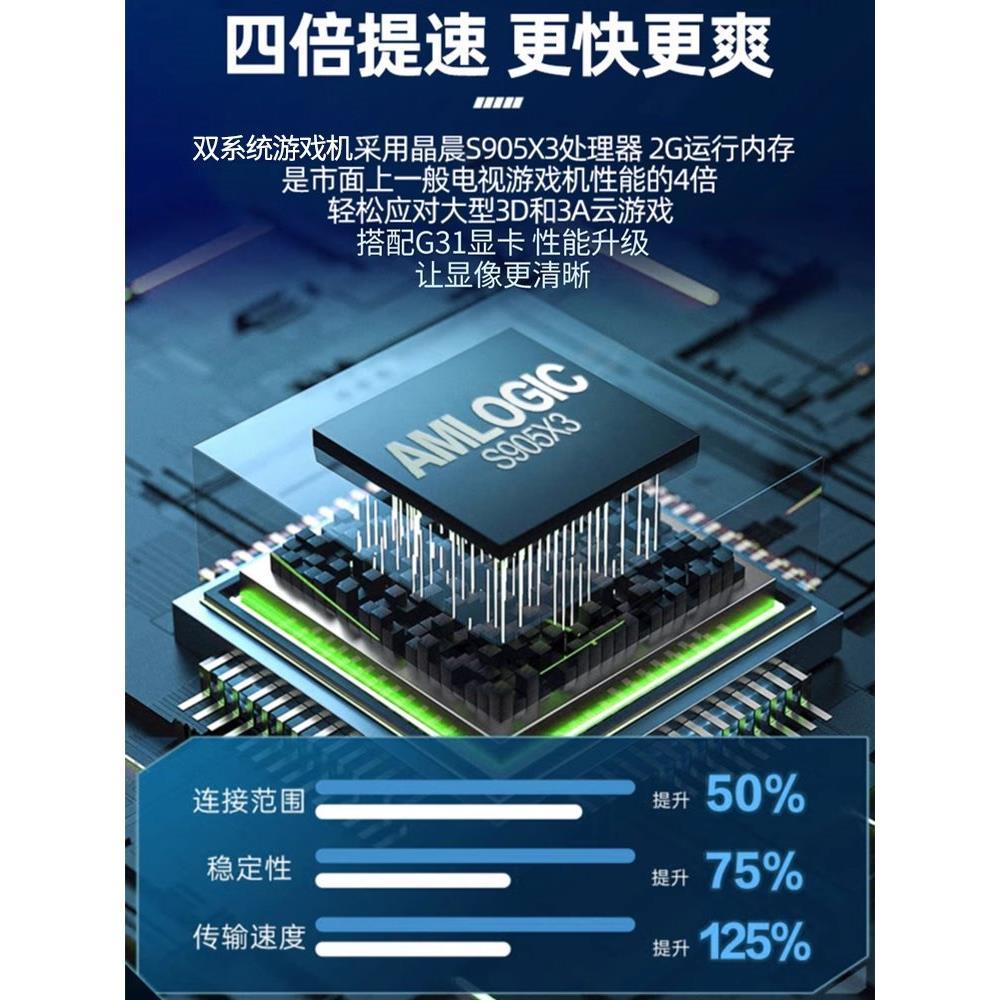 2024款游戏机连电视通用高清大型psp无线手柄双人fc霸王怀旧街机
