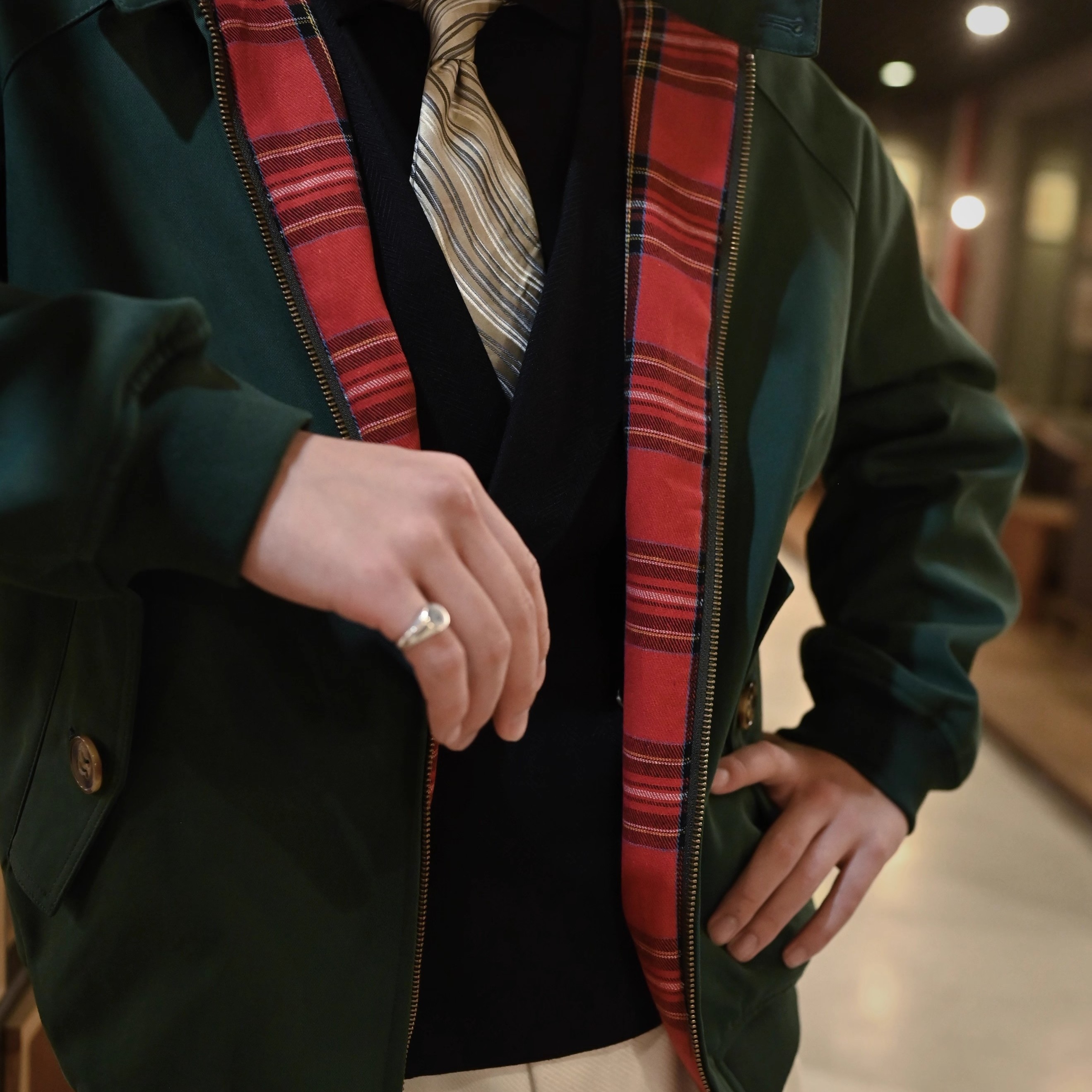 经典哈灵顿夹克美式复古防风防雨短款休闲棉质外套BB