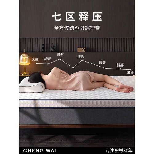 乳胶床垫家用卧室软垫榻榻米租房专用加厚海绵宿舍学生单人垫褥子
