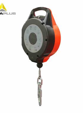 进口代尔塔505124自动收缩式防坠制动器 镀锌钢索速差防坠器15米